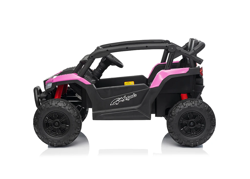 2024 Newest 12V Electric 4WD UTV Buggy High Quality Kids Ride-on 4x4 Wheel Vehicle with Remote Feature 2 Seat Off-Road Car
