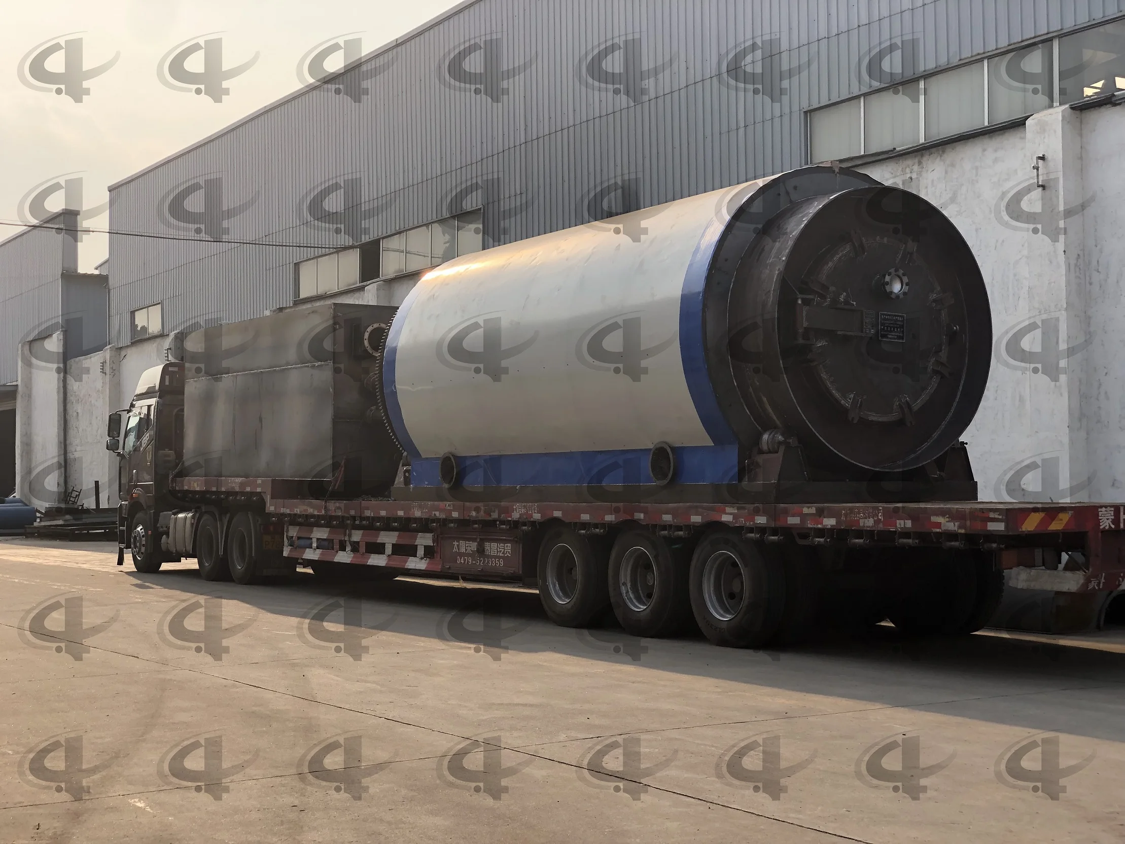 Экологичный используемый бытовой мощный генератор для сжигания мусора