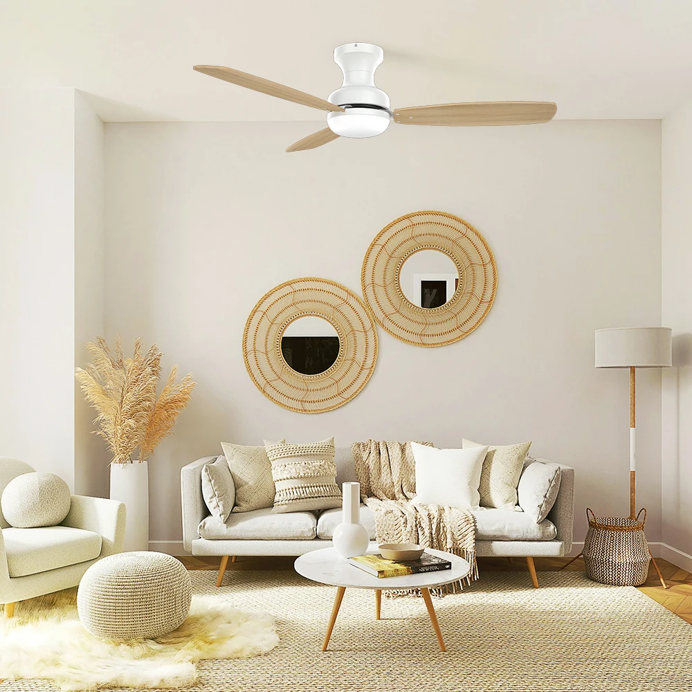44 Inch High End Luxury Ceiling Fans Modern Smart Ceiling Fan Control And Light Dimmer Switch For Shop Ceiling Fans