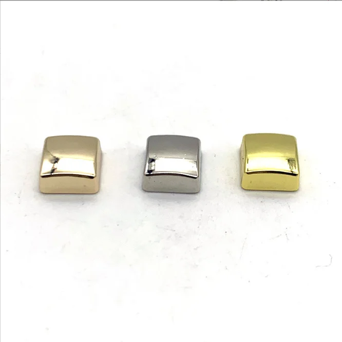 Factory Direct Sale Garment Studs Metal Square Shape Rivet For Leather Bag Garment