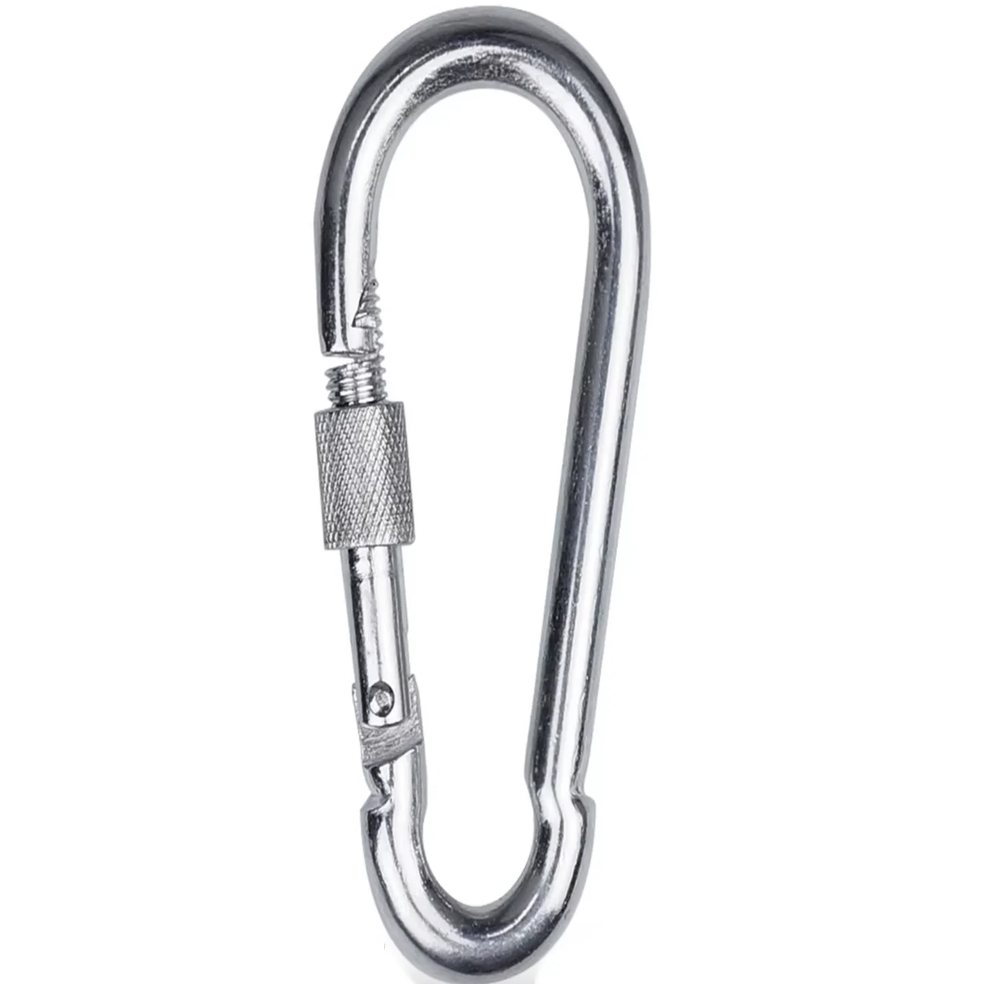 Customized Safety Buckle Carabiner 304 Stainless Steel with Nut Spring Metal Snap Hook Plastic Heavy Duty Swivel Snap Hook