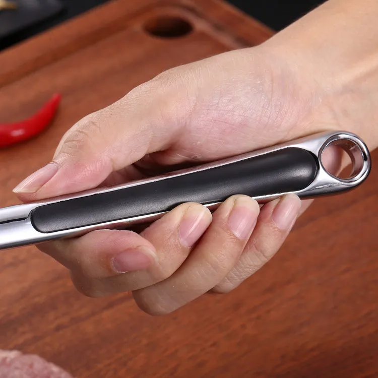 
Amazon Hot Selling Creative Kitchen Gadget Food Grade Durable Dual-Sided Stainless Steel Meat Tenderizer Hammer for Cooking 