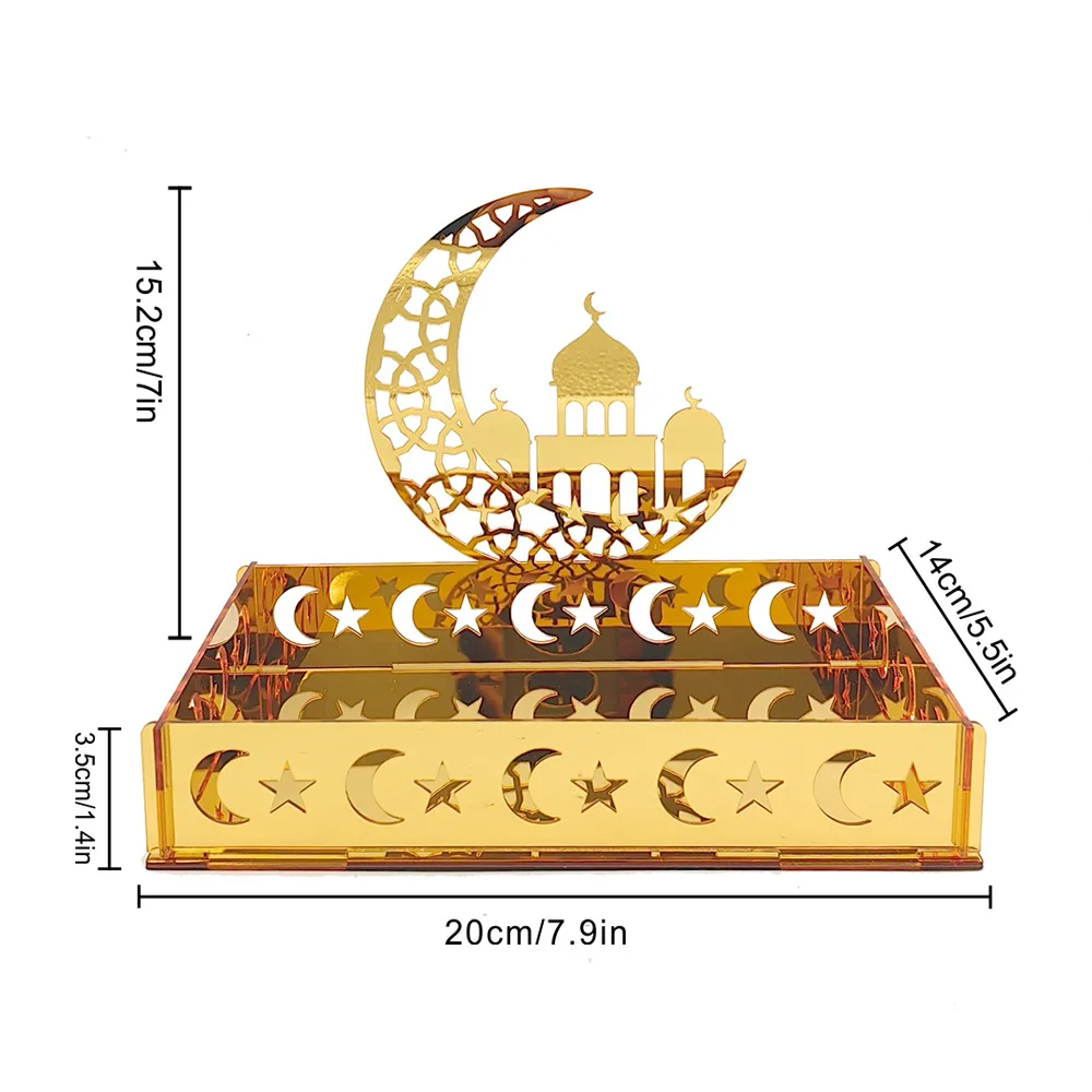 Islamic Muslim Acrylic Material Decorative Ornaments Decorative Accessory Craft Gifts Home Decor