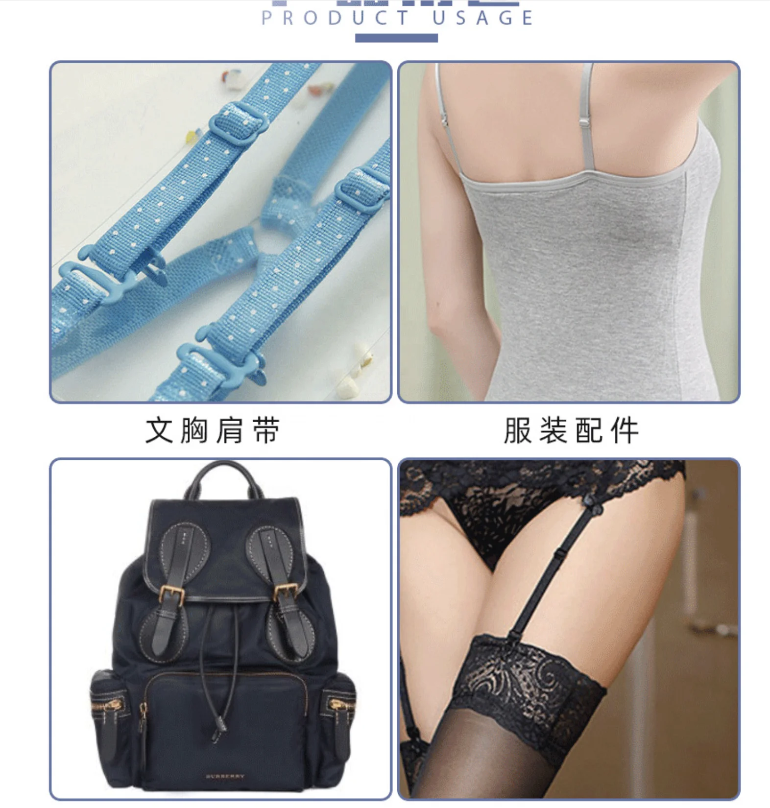 oeko GRS sustainable swimwear buckle stainless adjustable various colored durable O ring buckle for shoulder girdle