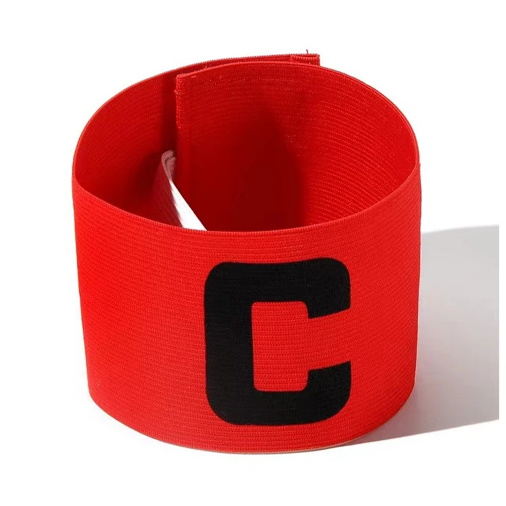 Factory directly elastic football captain armbands mix color kids captain band football soccer