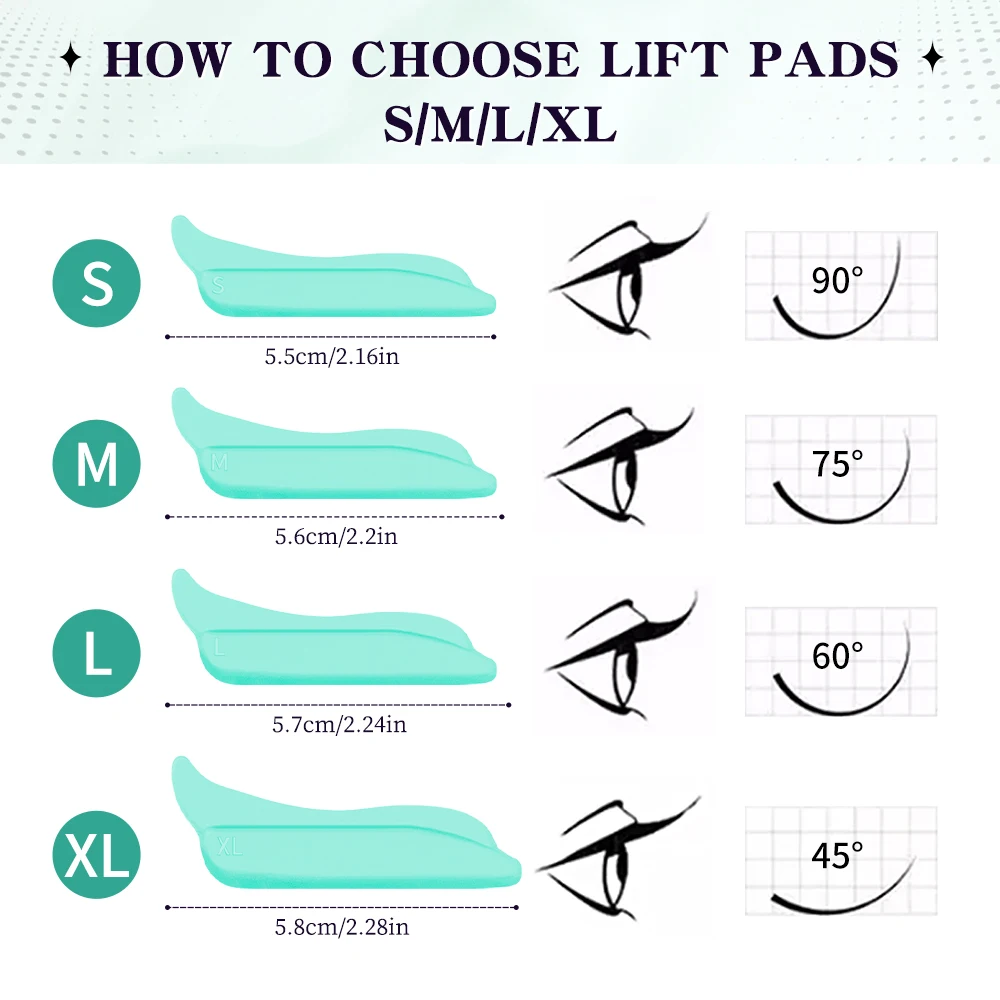 Wholesale Self Sticky Lash Lift Pad Extreme Shields Covers Eyelash Perm Silicon Rod Lifting Tools at Home