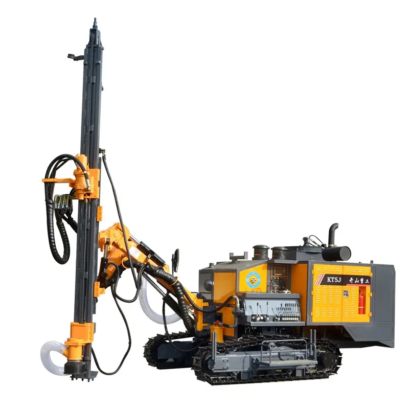 Best price drill mine rig KT5 down the hole machine drill mine sales to Zimbabwe