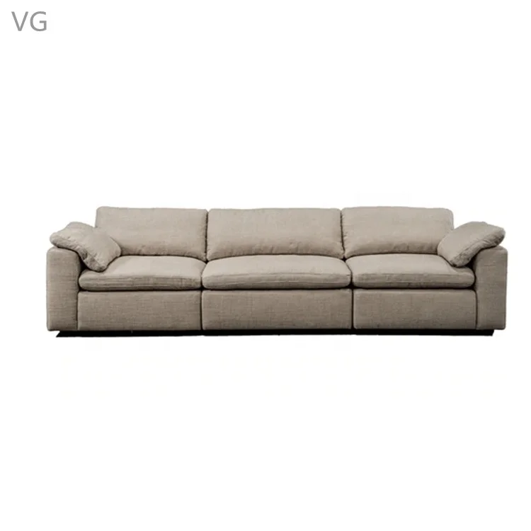 Fashion Living room furniture grey fabric sofa modern sectional couch sofa