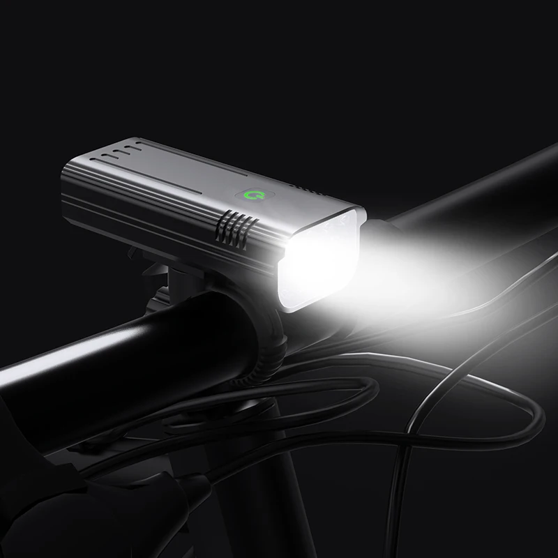 Huanuoda best rechargeable smart silicone waterproof super bright USB rechargeable road led bike front flash light