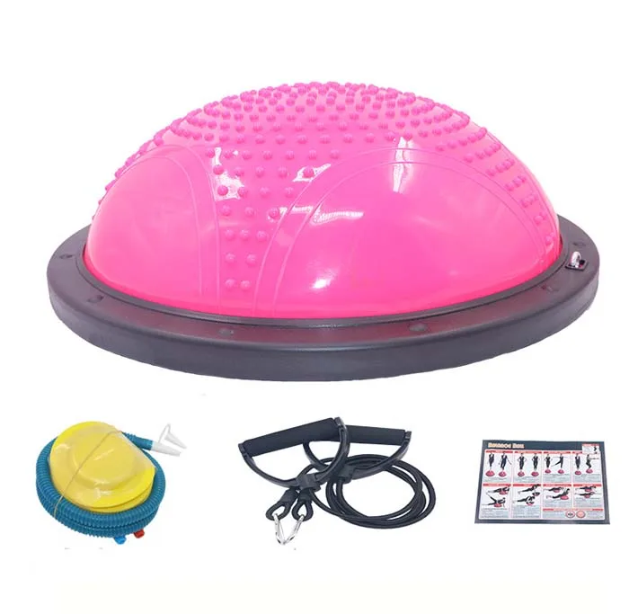 Eco-Friendly Core training Bosuing Ball Yoga Pilates Strength Exercise Balance Trainer Half Ball