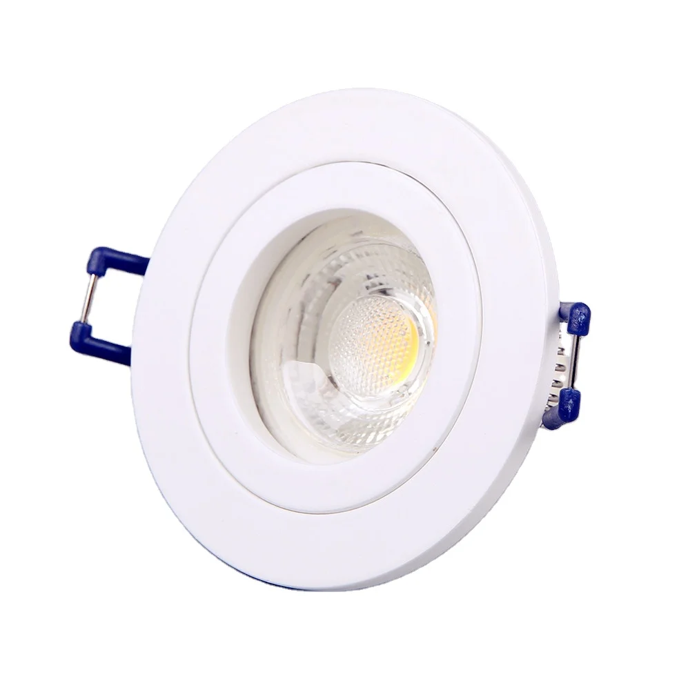 Replaceable ceiling light aluminium holder GU10 lamp mr16 fixture downlight foshan lighting