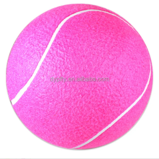 green deflated 9.5inch big size jumbo tennis ball for promotion gift