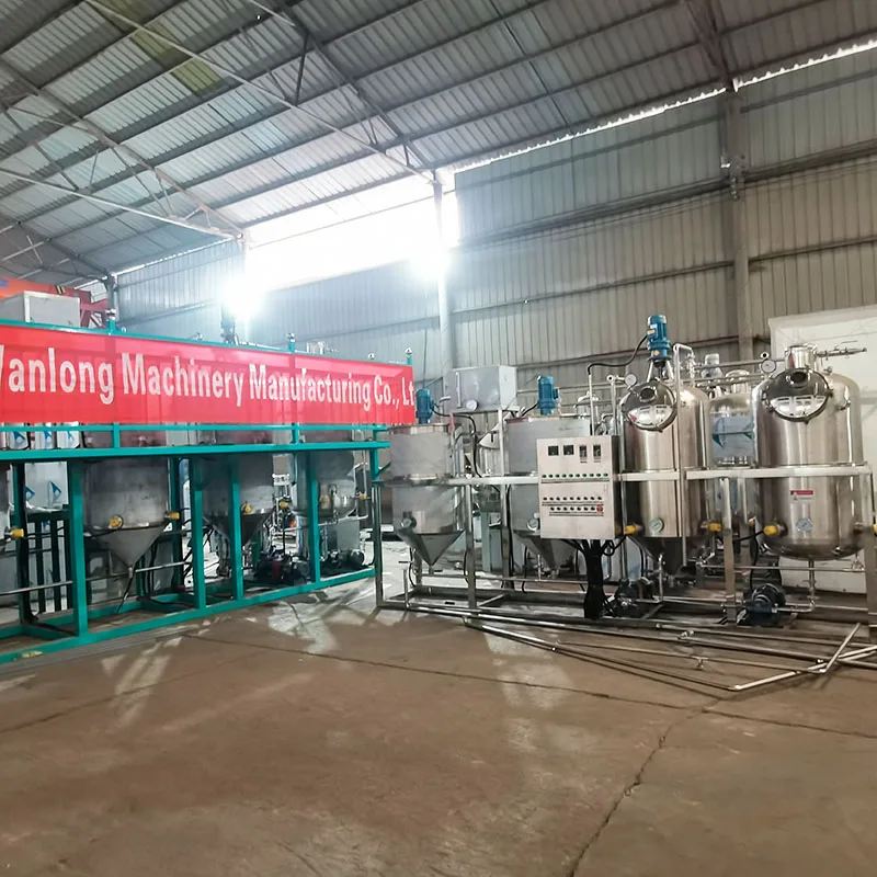 Automatic crude cooking oil palm kernel oil refinery machine