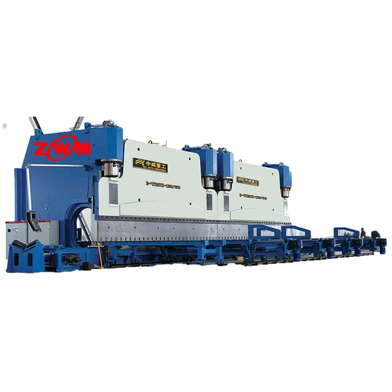 2-WE67K-500/6000 CNC hydraulic tandem press brake,lighting pole machine,street pole bending machine