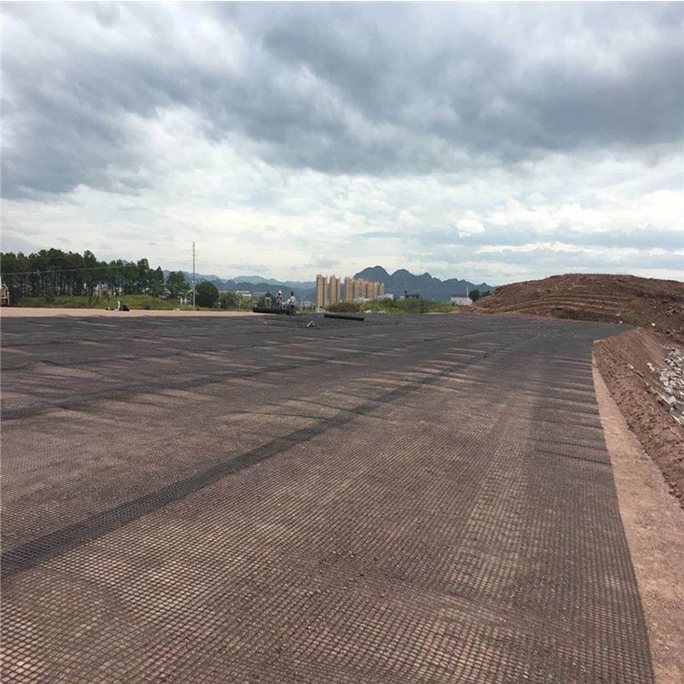 PP multiaxial biaxial geogrid for driveway and railways