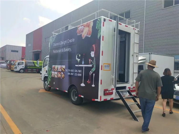 Chinese Supplier Low Price Cooking Van Bakery Food Truck Kitchen Island Cart Spare