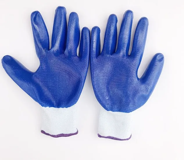 Nylon Work Gloves For General Purpose High Quality Polyester Safety Gloves Custom Logo Safety Working Gloves