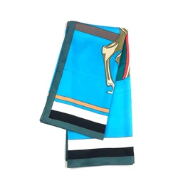 New Product Custom Design Scarves Printed Women Square Scarf