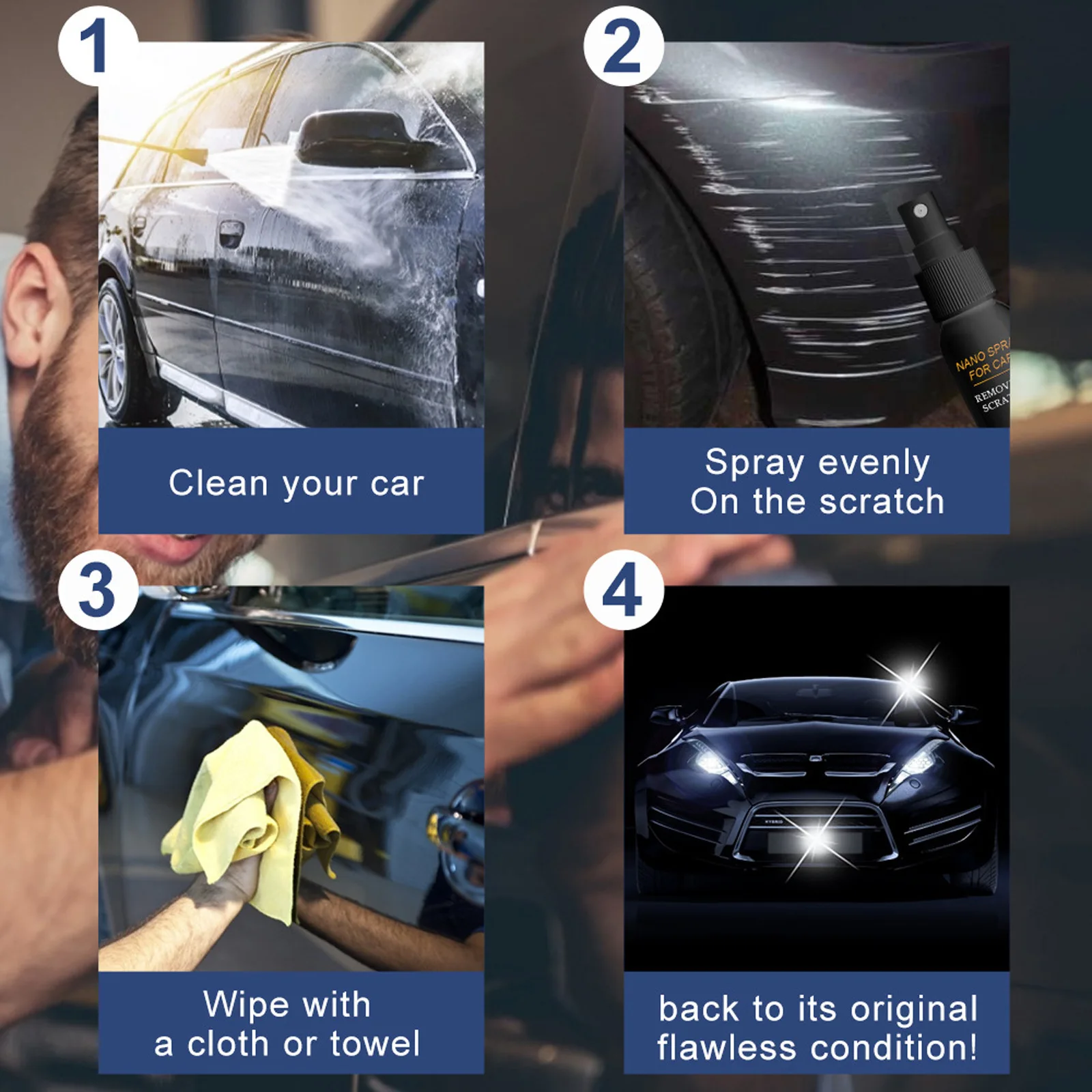 Car coating agent Car paint nano coating coating crystal liquid spray car surface plate drive wax water