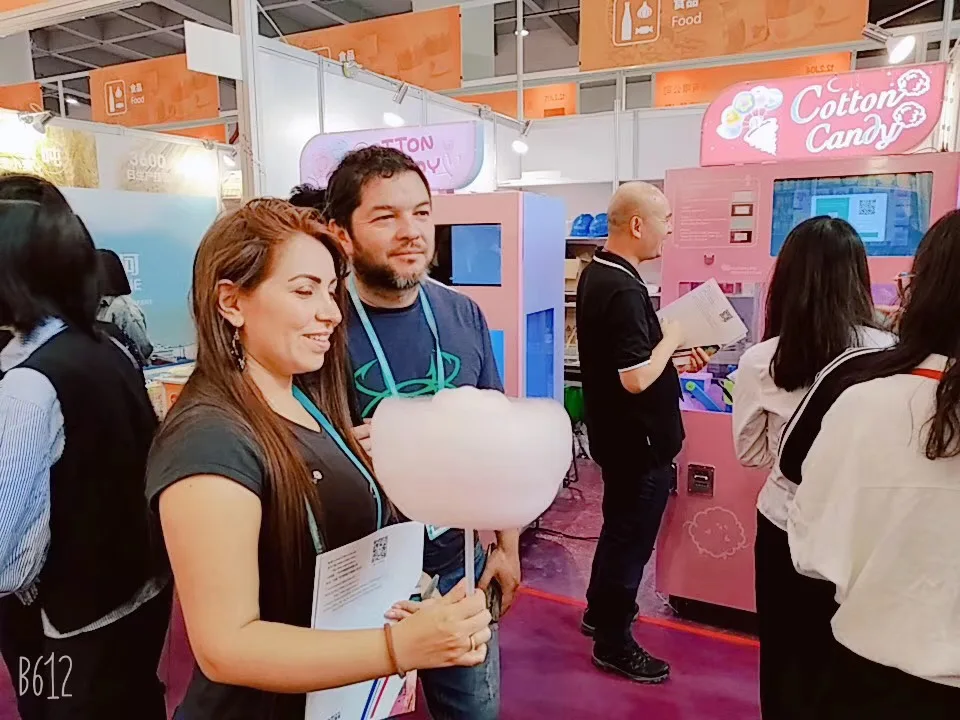 automatic candy floss cotton candy machine price vending machine business electric commercial cotton candy machine