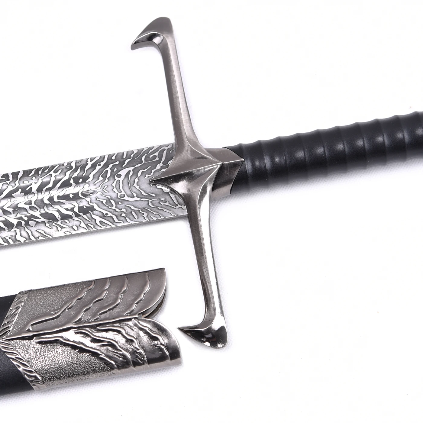 Hot Sales GOT Movie Sword Snow Western Sword Etched Blade Surface for Collection