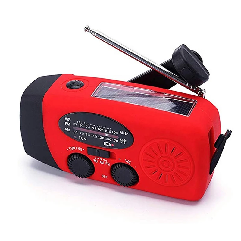 Hot Sale Dynamo Lantern Radio Portable Hand Crank Camping Lantern Solar Radio and Flashlight with Power Bank