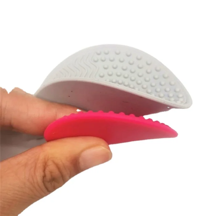 Cangli Beauty Brush Cleaner Pads Without Suction Cup Silicone Washing Mat for Cosmetic Brush