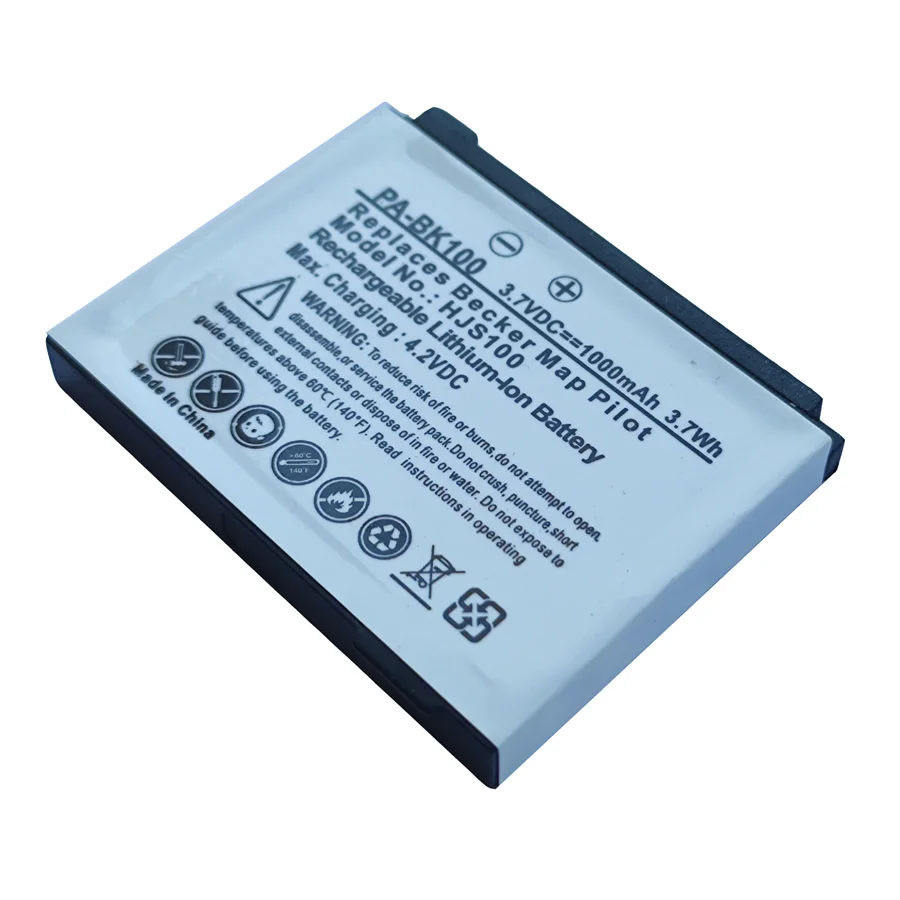 HJS100 rechargeable battery for  C260 GLK300 Becker Map Pilot GPS battery