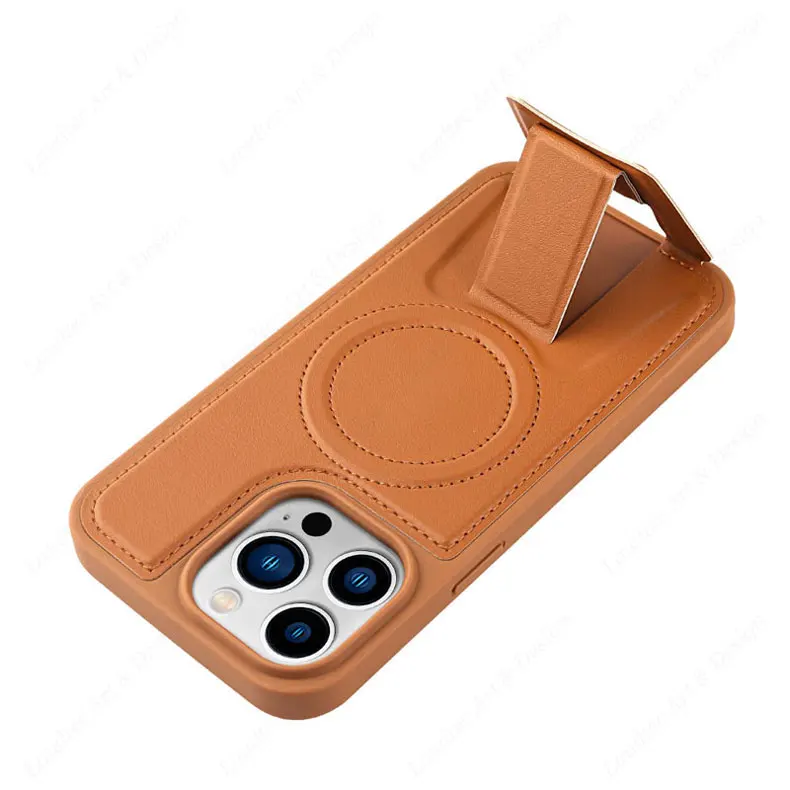 Laudtec SJK004 мягкий матовый 3D флип кожаный роскошный чехол для беспроводной зарядки телефона Iphone 15 14 13 12 11 10 8 7 Plus Pro Max