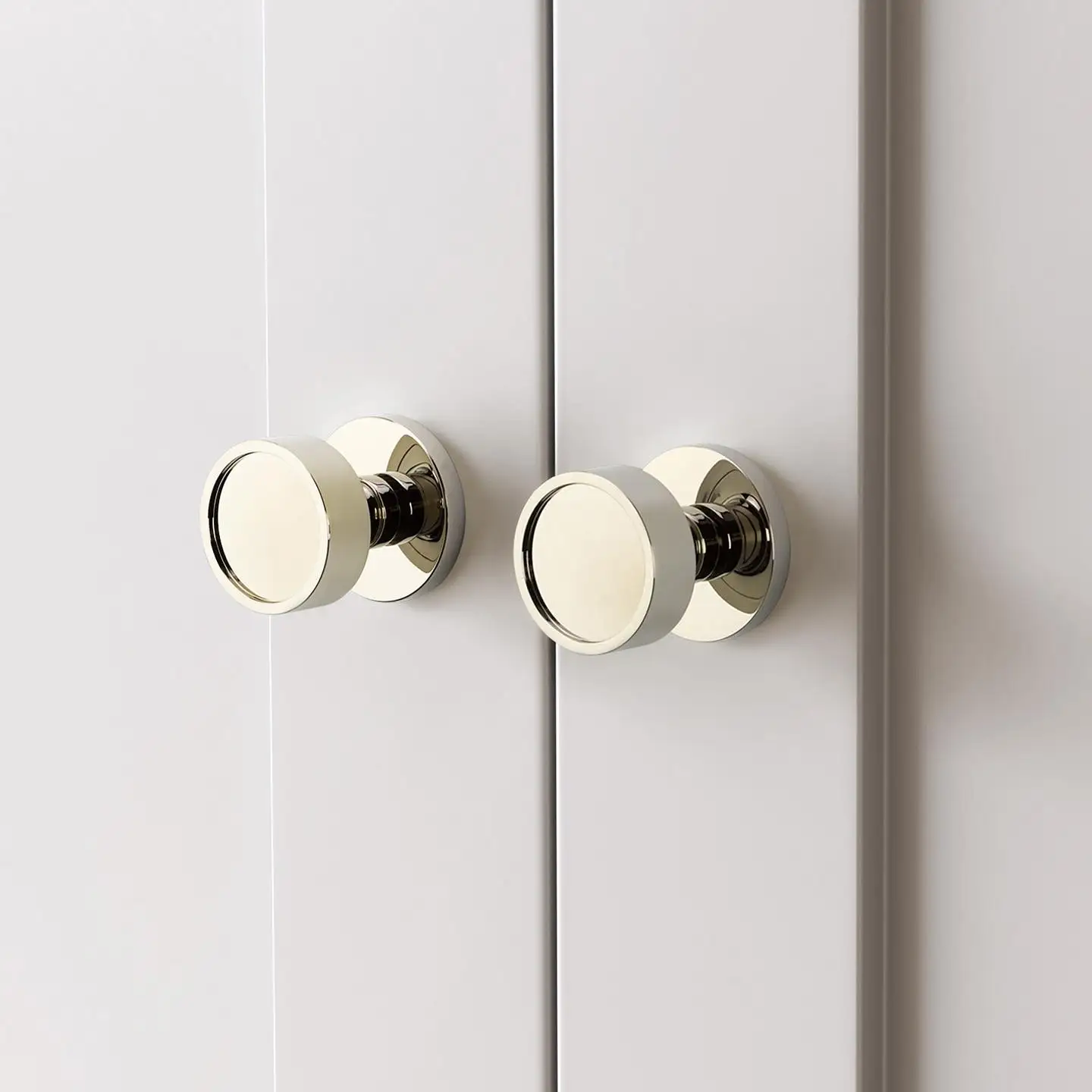 
Gold color Fancy Modern zinc alloy material hot sale dummy storeroom privacy keyless door knob locks OEM 