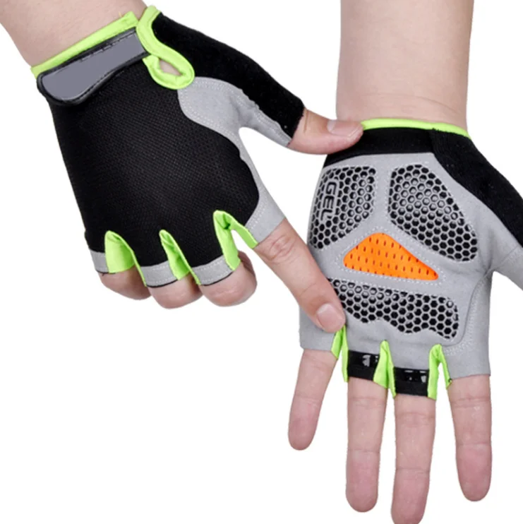 Hot Selling Anti-slip Cycling Men Women Half Finger Gloves Breathable Anti-shock Sports Bike Bicycle Glove