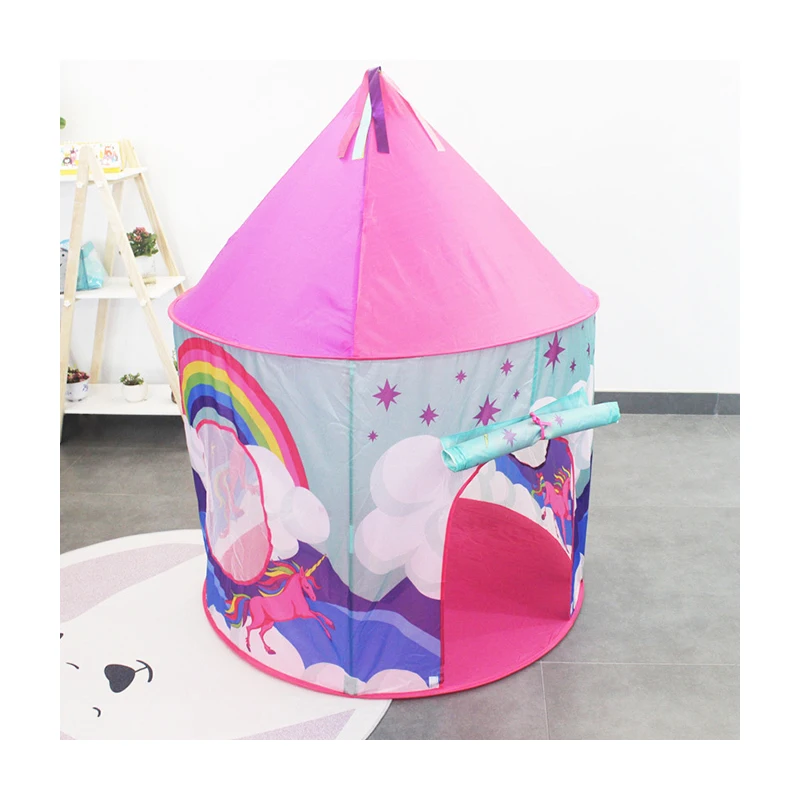 Professional Manufacture Kids castle play tent toys indoor foldable set toy interesting toy tent house