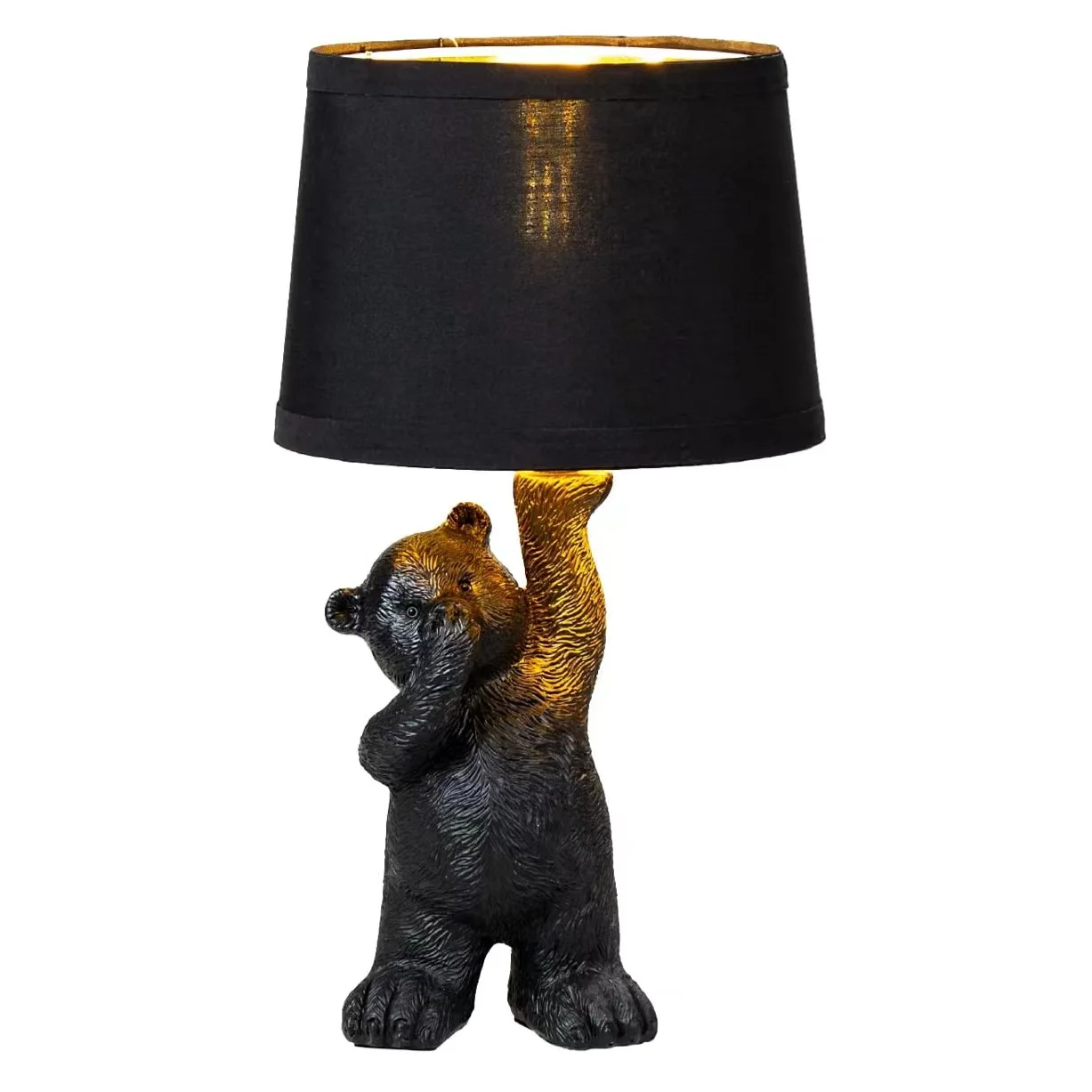 Оптовая цена nachttischlampe милый полимерный медведь прикроватная тумбочка лампа для домашнего декора