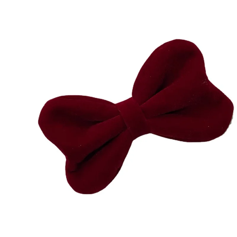 wine red bow DIY mobile phone case Cloth headwear materials Clothing accessories Korea