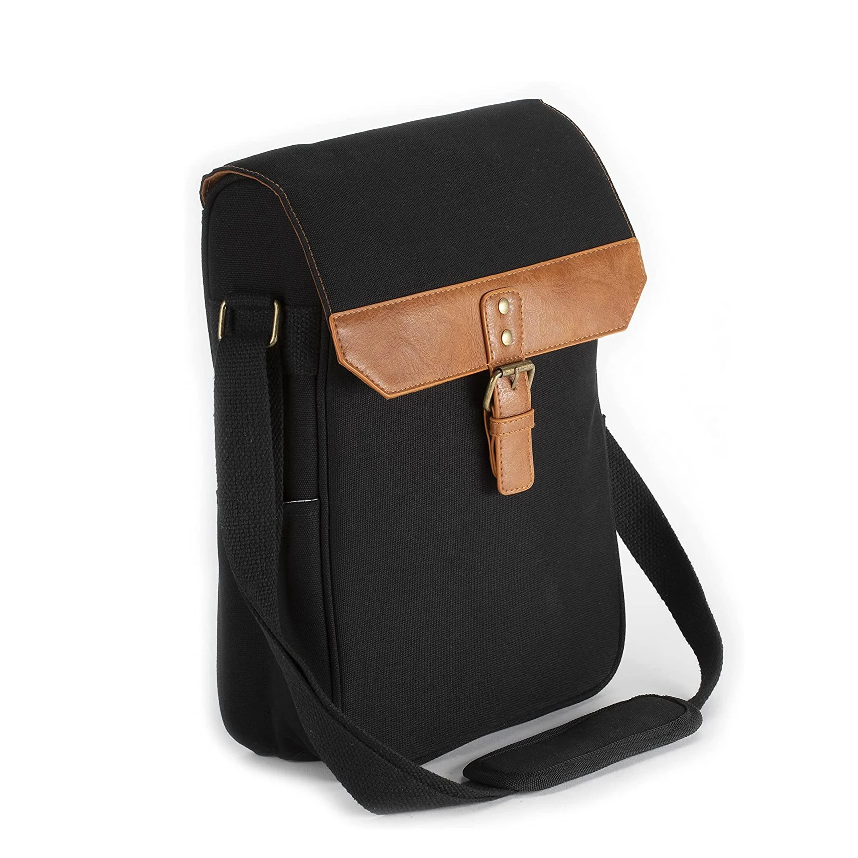 3 Bottle Wine Cooler Bag Thermal Linner Canvas Wine Carrier Bag with Should Strap Removable Divider