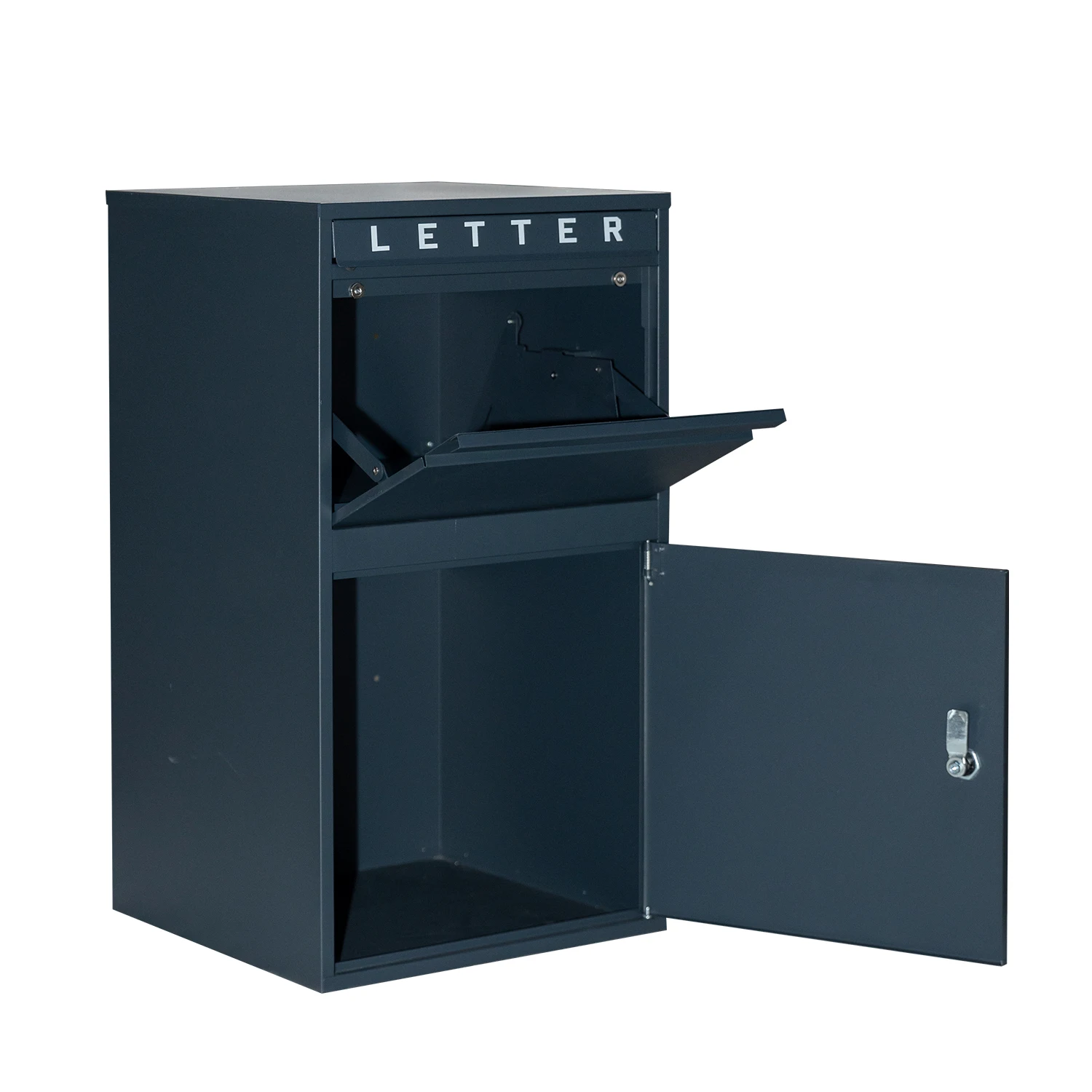 New style Germany Wholesale Tall Large Metal Outdoor Newspaper Letter Box Postbox Mailbox Manufacturer