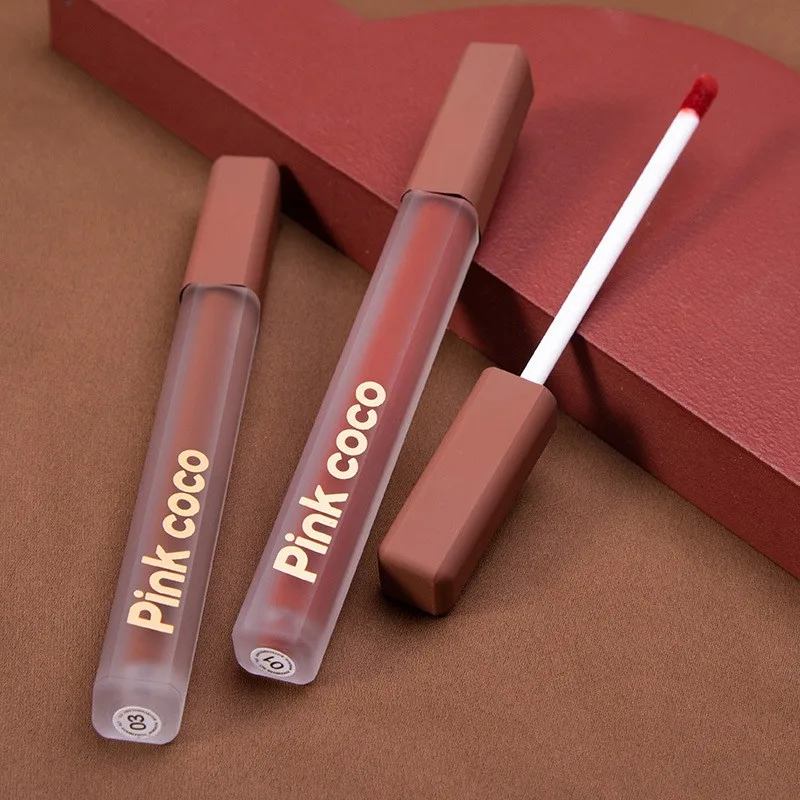 Light satin powder mist lip gloss, light and silky, lock color lip clay, romantic escape girly heart