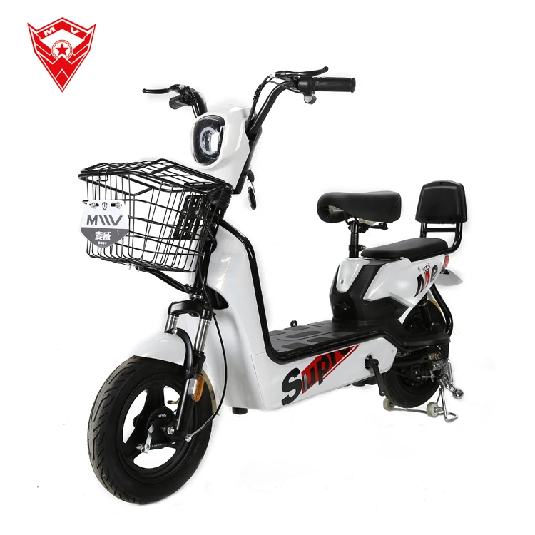 MacEV 2024 Powerful Removable 350w 48v Lithium Battery Adult Electric Scooter