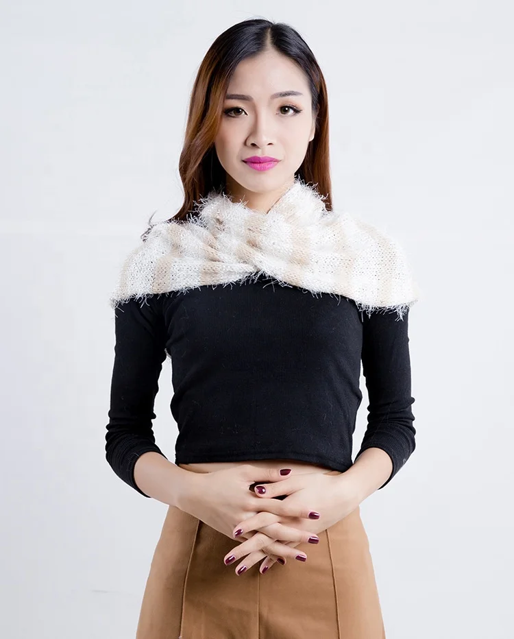 2024 осень и зима новый красочный Универсальный Повседневный женский теплый шерстяной шарф смешанного цвета для комнаты для женщин