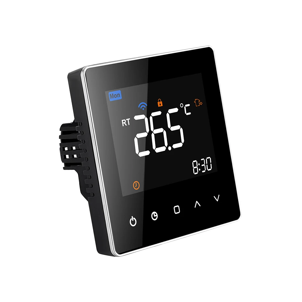 Tuya Wifi Floor Water Gas Boiler Heating LCD Screen Display with Back light with Wifi Function Smart Thermostat