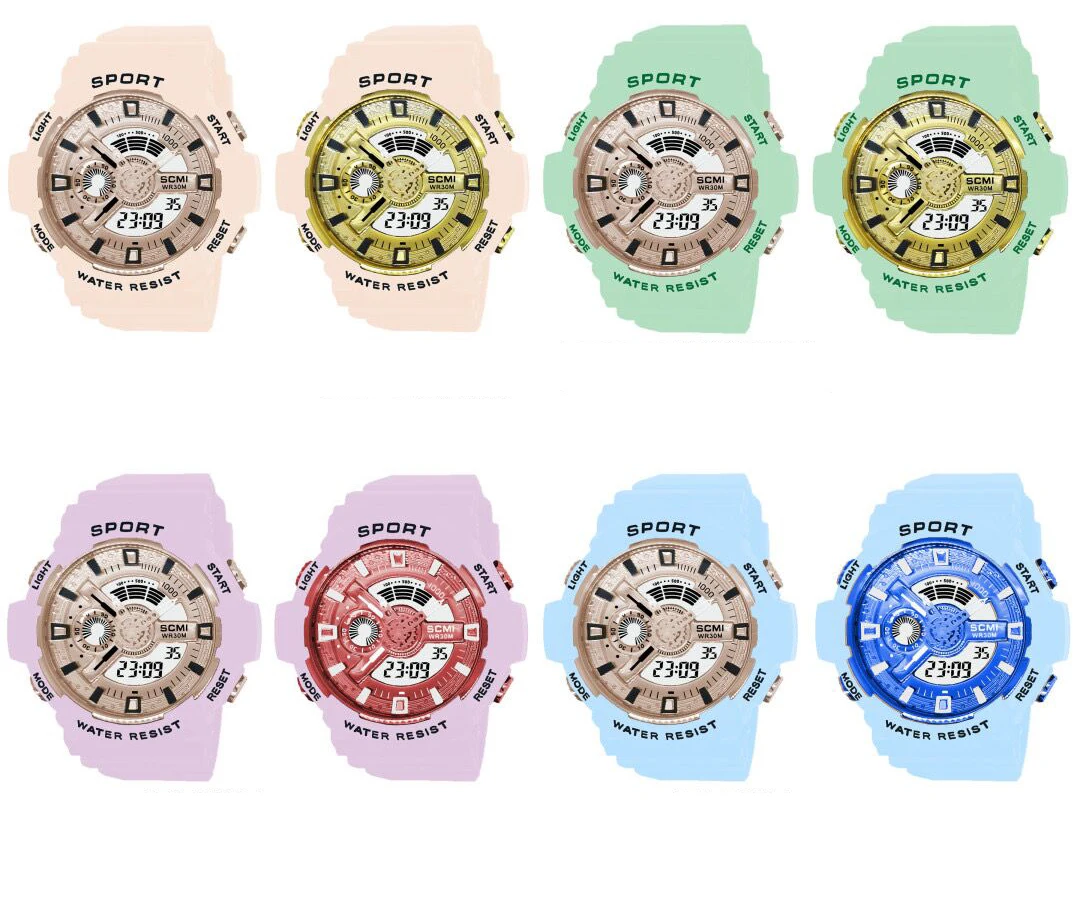 Hot sale Waterproof Electronic Digital Watch Unisex Sports Wrist Watches Stopwatch  Relojes Hombre