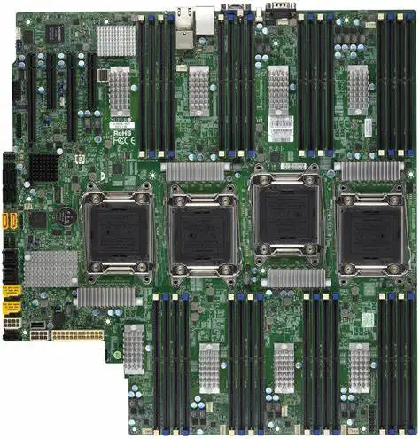 For cheap price original used Supermicro X10QBL-4CT C602J LGA 2011 support Xeon E7-8800 E7-4800 Motherboard for Server