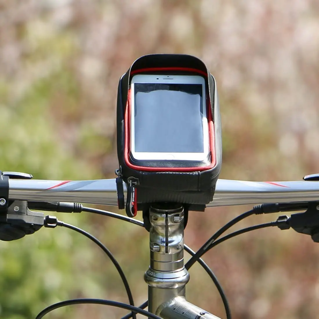 Vcan велосипедный аксессуар велосипед Pannier Новая передняя рама держатель для телефона водонепроницаемая сумка