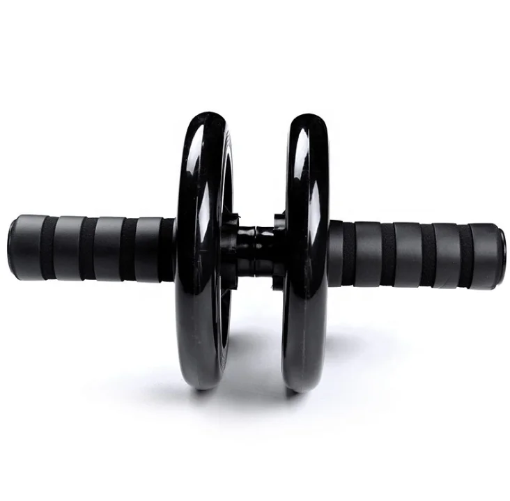 Non-slip Custom Logo 38 Cm Inflatable Textured Fitness Wheel Yoga Gymnastics Wheel