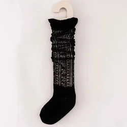 HeHe baby socks custom baby girl lace socks newborn knee high sock infant clothing