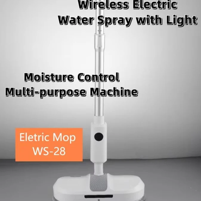Домашняя машина для чистки пола Беспроводная электрическая спрей Швабра