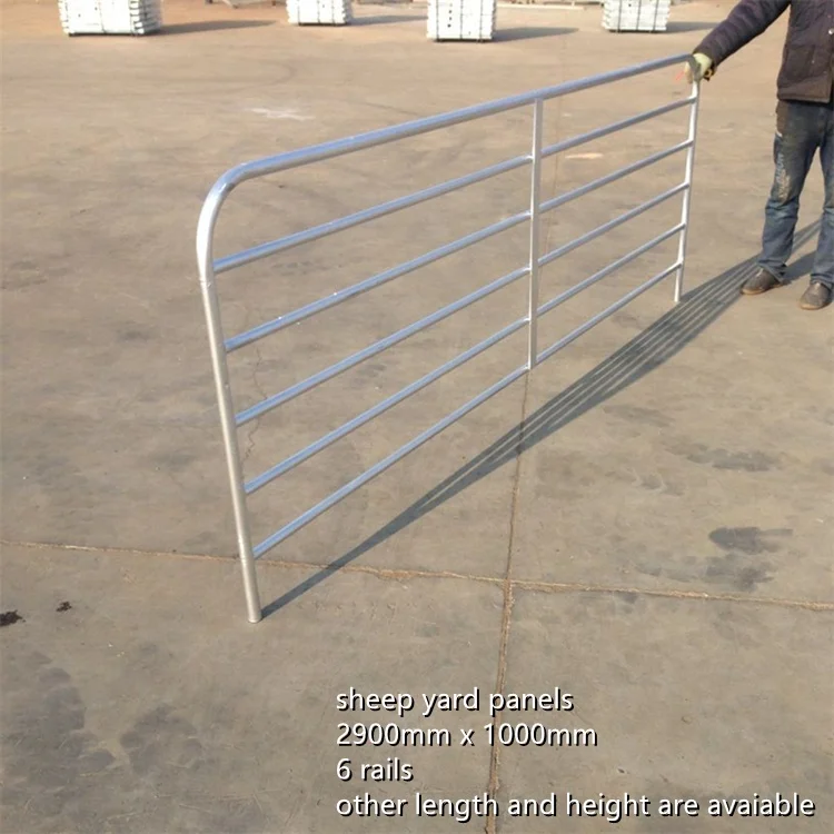 wholesale galvanized farm round pen cattle yard 16 foot cattle fence panel