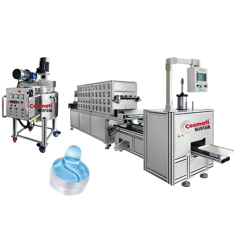 Cosmetic Beauty Hydrogel Eye Patch Making Machine Crystal Sleeping Eye Gel Mask Manufacturing Equipment