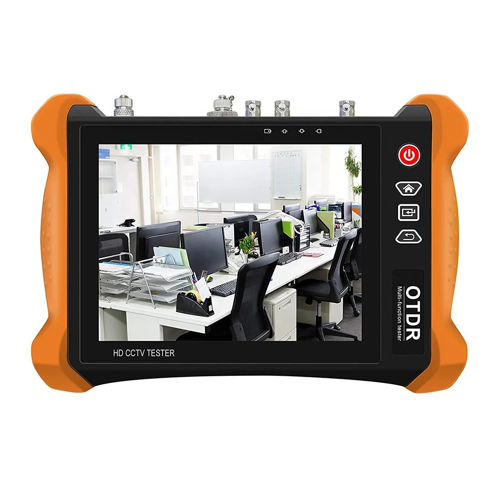 Mult- Function 8 inch IP AHD TVI CVI Analog CCTV IPC Tester OTDR with 4K HD Input/Output  8 inch Retina touch screen