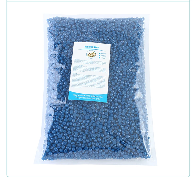 Wholesale price dipilatory chamomile 1kg wax beans hair removal azulene waxhair removal hard wax for hair removal